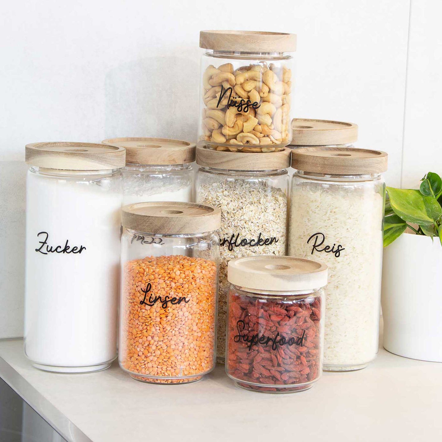 Küchenetiketten-Set (Handwriting) - Mokali Shop